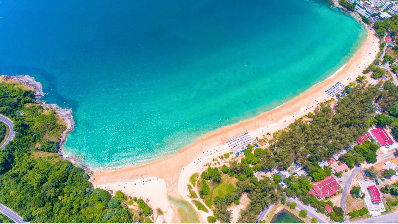 Nai Harn Beach (Пляж Най Харн) аренда авто Пхукет