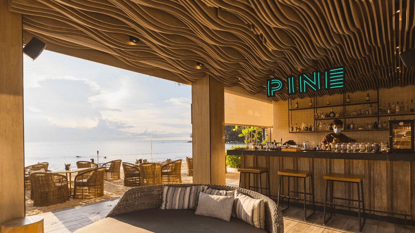 Pine Beach Bar Карта Пхукета